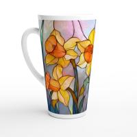 Latte 17oz Ceramic Mug - Coffee or Tea Cup, Extra Tall