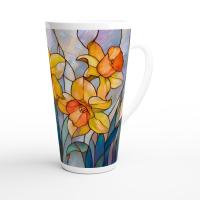 Latte 17oz Ceramic Mug - Coffee or Tea Cup, Extra Tall