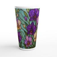 Latte 17oz Ceramic Mug - Coffee or Tea Cup, Extra Tall