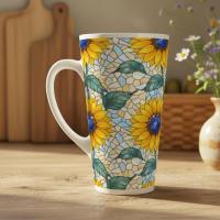 Latte 17oz Ceramic Mug - Coffee or Tea Cup, Extra Tall