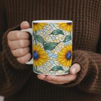 Floral Cups -  Large and Small Ceramic Mugs