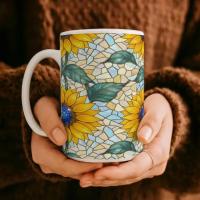 Floral Cups -  Large and Small Ceramic Mugs