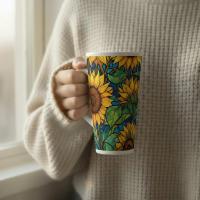 Latte 17oz Ceramic Mug - Coffee or Tea Cup, Extra Tall