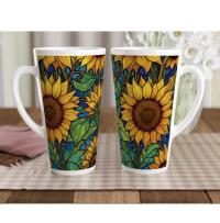 Latte 17oz Ceramic Mug - Coffee or Tea Cup, Extra Tall