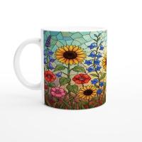 Floral Cups -  Large and Small Ceramic Mugs