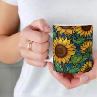 Floral Cups -  Large and Small Ceramic Mugs