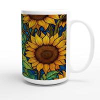 Floral Cups -  Large and Small Ceramic Mugs