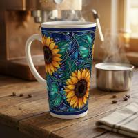 Latte 17oz Ceramic Mug - Coffee or Tea Cup, Extra Tall