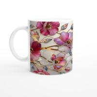 Floral Cups -  Large and Small Ceramic Mugs