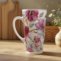 Latte 17oz Ceramic Mug - Coffee or Tea Cup, Extra Tall