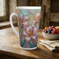 Latte 17oz Ceramic Mug - Coffee or Tea Cup, Extra Tall