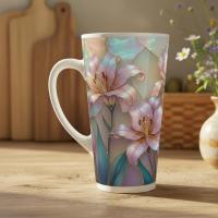 Latte 17oz Ceramic Mug - Coffee or Tea Cup, Extra Tall