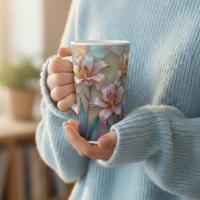 Latte 17oz Ceramic Mug - Coffee or Tea Cup, Extra Tall