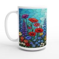 Floral Cups -  Large and Small Ceramic Mugs