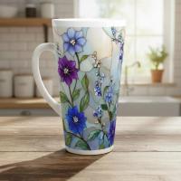 Latte 17oz Ceramic Mug - Coffee or Tea Cup, Extra Tall
