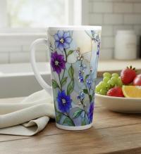 Latte 17oz Ceramic Mug - Coffee or Tea Cup, Extra Tall
