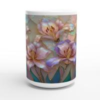 Floral Cups -  Large and Small Ceramic Mugs
