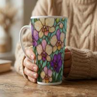 Latte 17oz Ceramic Mug - Coffee or Tea Cup, Extra Tall