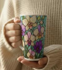 Latte 17oz Ceramic Mug - Coffee or Tea Cup, Extra Tall