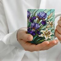 Floral Cups -  Large and Small Ceramic Mugs