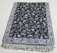 Soft Pashmina Shawl & Scarf for Women, Jacquard Brocade, Blanket Scarf, Head Wraps