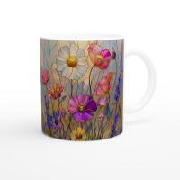Floral Cups -  Large and Small Ceramic Mugs