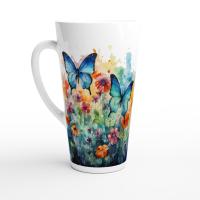 Latte 17oz Ceramic Mug - Coffee or Tea Cup, Extra Tall