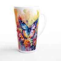 Latte 17oz Ceramic Mug - Coffee or Tea Cup, Extra Tall