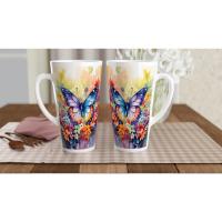 Latte 17oz Ceramic Mug - Coffee or Tea Cup, Extra Tall