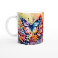 Butterfly  - Large and Small Ceramic Mugs