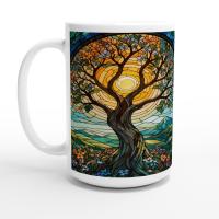 Tree - Large and Small Ceramic Mugs
