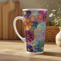 Latte 17oz Ceramic Mug - Coffee or Tea Cup, Extra Tall