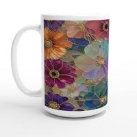 Floral Cups -  Large and Small Ceramic Mugs