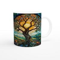Tree - Large and Small Ceramic Mugs