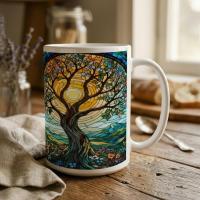 Tree - Large and Small Ceramic Mugs