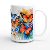 Butterfly - Large and Small Ceramic Mugs
