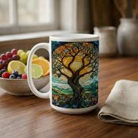 Tree - Large and Small Ceramic Mugs