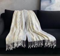 Soft Pashmina Shawl & Scarf for Women, Jacquard Brocade, Shawl, Sarong or Head Wraps