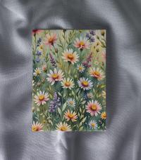 Flowers - Original Art Card - Single Card or Bulk 10 Pack of Gift Cards