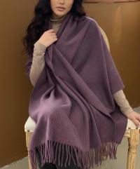 Purple Blanket Scarf and Shawl - Super Soft Pashmina Wide Scarf