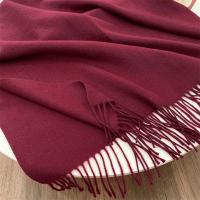 Wine Pashmina, Blanket Shawl - Lightweight Wide Scarf and Wrap