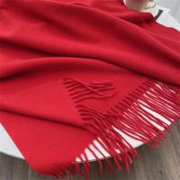 Red Pashmina, Blanket Shawl - Lightweight Wide Scarf and Wrap
