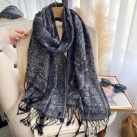 Soft Pashmina Shawl & Scarf for Women, Jacquard Brocade, Blanket Scarf, Head Wraps