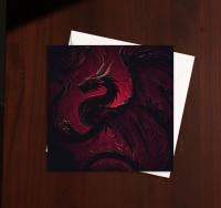 Dragon - Greeting Cards, Birthday Card, Large Notecards