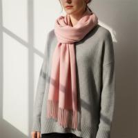 Pink Blanket Shawl - Thick Cashmere Wool Blend - Super Soft Wrap