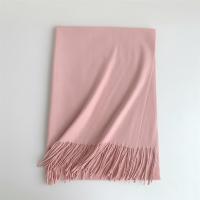 Pink Blanket Shawl - Thick Cashmere Wool Blend - Super Soft Wrap