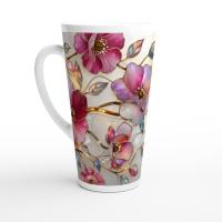 Latte 17oz Ceramic Mug - Coffee or Tea Cup, Extra Tall
