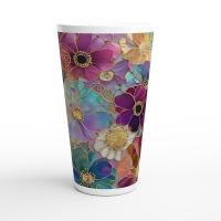 Latte 17oz Ceramic Mug - Coffee or Tea Cup, Extra Tall