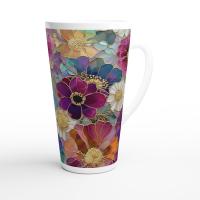 Latte 17oz Ceramic Mug - Coffee or Tea Cup, Extra Tall