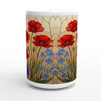 Floral Cups -  Large and Small Ceramic Mugs